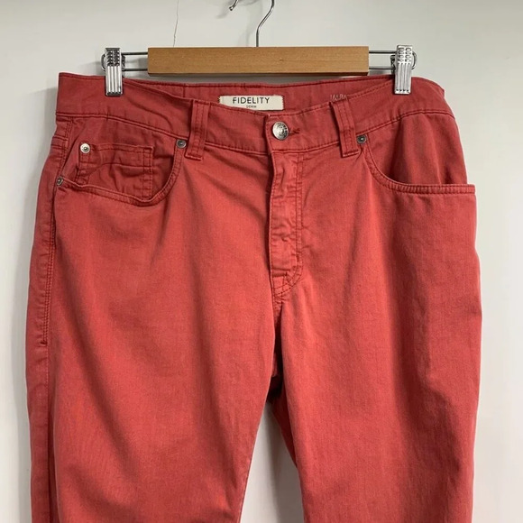 Fidelity Denim Men's Impala Slim Straight Denim In Havana Twill Jeans Size 33x30 - Picture 5 of 14